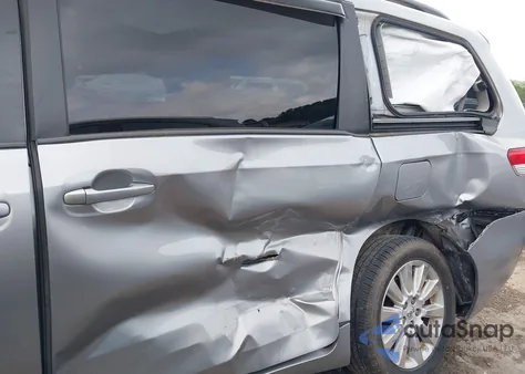 2013 Toyota Sienna Le 7 Passenger из США, поврежденный, VIN 5TDJK3DC1DS058349